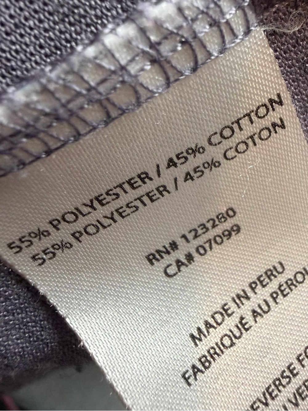 Travis Mathew Purple Heathered Golf Polo Shirt - Picture 9 of 9